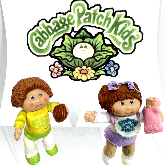 Vintage 1984 Cabbage Patch Kids Posable Figurines Lot of 15 - Picture 6 of 13